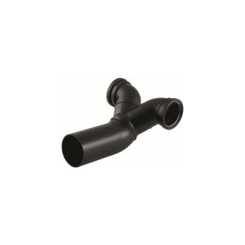 GEBERIT HDPE DOUBLE CONN. & OFFSET FOR WH PAN 110x110mm 367.904.16.1