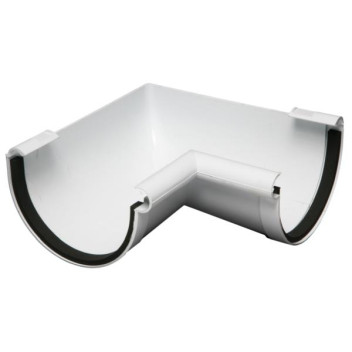 MARLEY HALF ROUND PVC GUTTER ANGLE INTERNAL x90 DA503