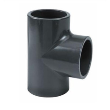 uPVC S/WELD EQUAL TEE 160mm PLAIN GREY