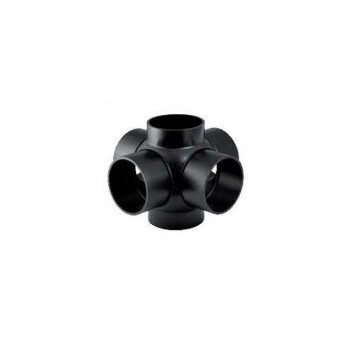 GEBERIT HDPE QUADRUPLE BRANCHBALL 125x110mm 88.5deg 368.610.16.1