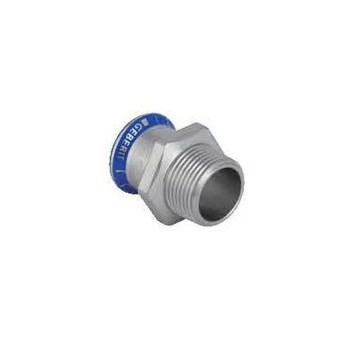 GEBERIT MAPRESS SS ADAPTER WITH MALE THREAD DIA 76.1mm  31713