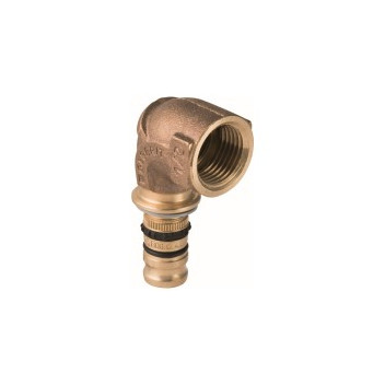 GEBERIT MEPLA ADAPTOR BEND FEMALE THREAD 16mmx3/4 601.257.00.5