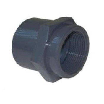 uPVC S/WELD FEMALE ADAPTOR 110x3 GREY