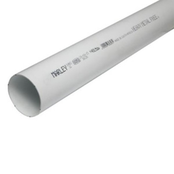 PVC SV PIPE 110X2m PLAIN (WHITE)