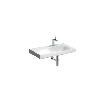 GEBERIT 500.535.01.1 XENO2 WASH HAND BASIN LEFT SHELF 90CM WHITE