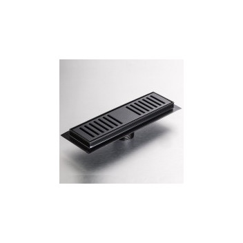 GIO A1013-250MB SLOTTED SHOWER CHANNEL GRATE 250X65mm MATT BLACK
