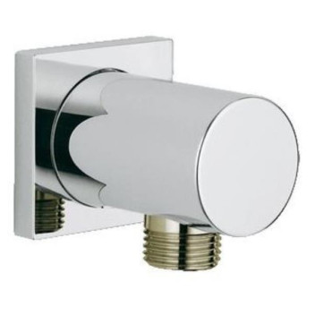 GROHE 27076 RAINSHOWER WALL UNION 1/2 - INCL SQUARE ESCUTCHEON