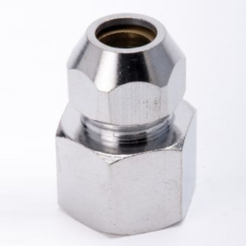 GIO 0633/WC FEMALE COMPRESSION FITTING 1/2x3/8 CP