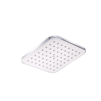 COBRA SHOWER HEAD 1 SPRAY SQUARE CP/WHITE 076 PAUSE-SQ