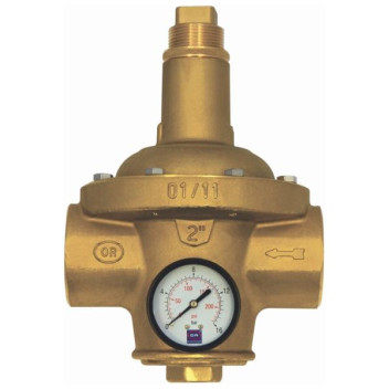 WALCRO 229 HP ADJ PRESSURE REDUCING VALVE & GAUGE 32mm (40BAR MAX)