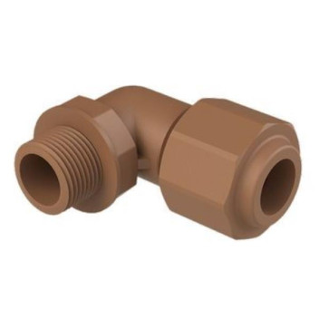 UNITWIST MALE IRON ELBOW CxMI 15mm x1/2 UT2021A