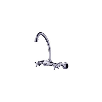 PLUMLINE STANDARD SINK MIXER WALL TYPE CP 15mm