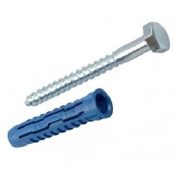 RAWLPLUG UNIVERSAL COACH SCREW INCL NYLON PLUG 14x100mm LONG