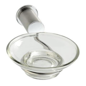 STUNNING 673 SATURN GLASS SOAP DISH SS