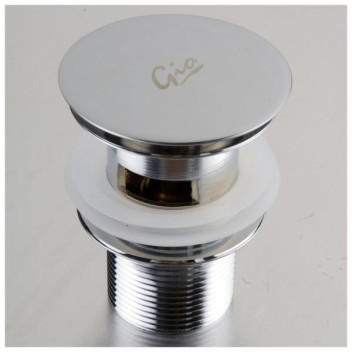 GIO P38 FLAT TOP CLICK BASIN WASTE 32MM SLOTTED