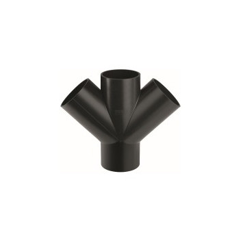 GEBERIT HDPE DOUBLE Y-BRANCH FITTING 110x40mm 45deg 367.209.16.1