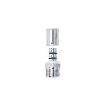 RIFENG STRAIGHT MALE ADAPTOR BRASS 50x1.1/2 CRIMPED
