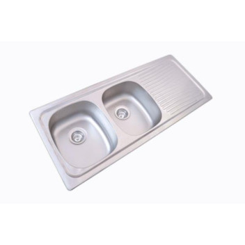 PLUMLINE NDLOVU STAINLESS STEEL DEB INSET SINK 1200X500 EXCL.90mm WAST