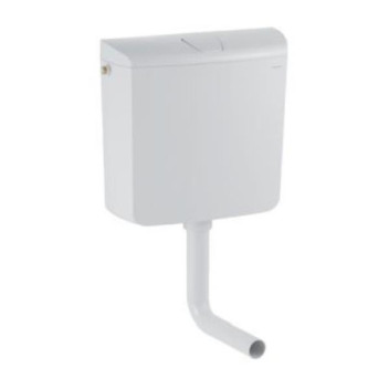 GEBERIT 136.613.11.1 LOW LEVEL CISTERN& INCL F/PIPE WHITE 9lt