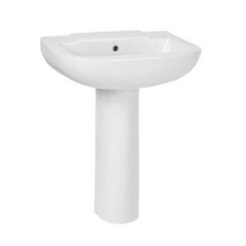 BETTA MIRAGE 3TH PP BASIN WHITE 605X475MM YBMI008A