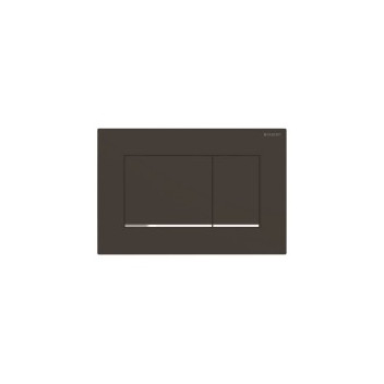 GEBERIT 115.883.14.1 SIGMA30 DUAL FLUSH ACTUATOR PLATE BLACK MATT COAT