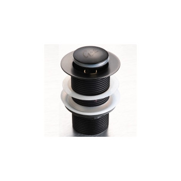 GIO BW202U/MB CLICK BASIN WASTE 32MM UNSLOTTED MATT BLACK