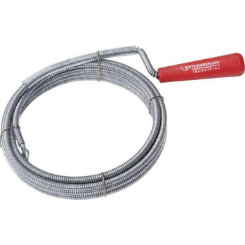 ROTHENBERGER 1500000139 PIPE CLEANING CABLE WITH CLAW 6MM 3M LENGTH