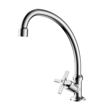 PLUMLINE MODERNA PREP BOWL PILLAR TAP & SPOUT CP 15mm