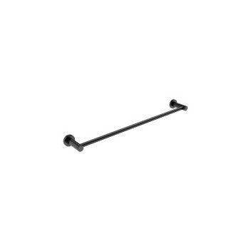 BATHROOM BUTLER 4672 SINGLE RAIL 650MM MATT BLACK