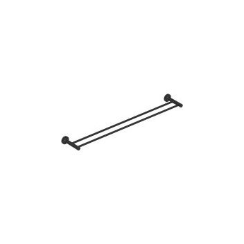 BATHROOM BUTLER 2685 DOUBLE TOWEL RAIL 800MM MATT BLACK