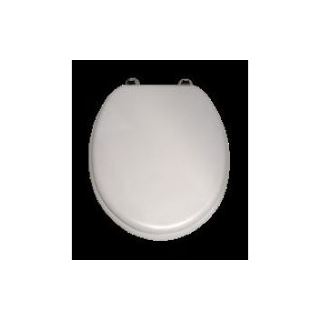 ACTIVE CHEEKY TOILET SEAT PREMIUM MATT WHITE CP HINGE