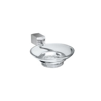 STUNNING 672 QUANTUM GLASS SOAP DISH SS