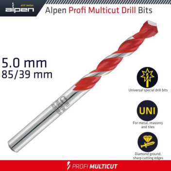 ALPEN PROFI MULTICUT DRILL BIT 5x85mm