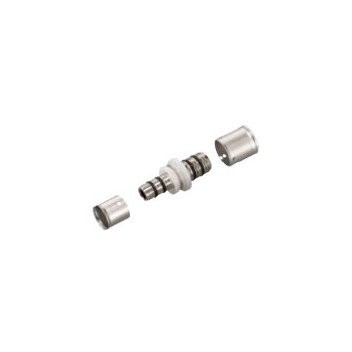 RIFENG STRAIGHT REDUCING COUPLER BRASS 25x20mm CRIMPED