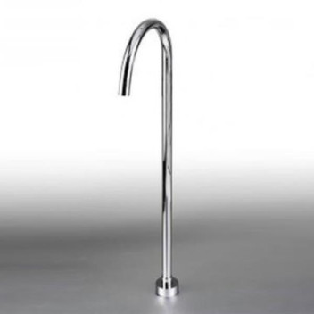 GIO A104 ROUND FREESTANDING BATH SPOUT CHROME
