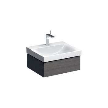 GEBERIT 500.505.43.1 XENO2 WASH BASIN CABINET 1 DRAW 580x220mm GREY