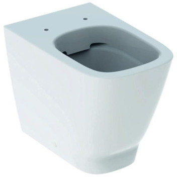 GEBERIT 500.840.00.1 SMYLE SQUARE BACK TO WALL RIMFREE PAN WHITE