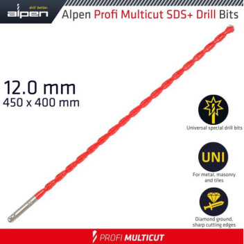 ALPEN PROFI MULTICUT SDS+ SHANK 12x450mm WITH HAMMER STOP FUNCTION