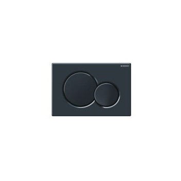 GEBERIT 115.770.DW.5 SIGMA01 DUAL FLUSH ACTUATOR PLATE JET BLACK
