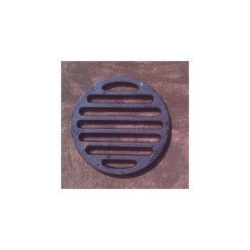CI FLAT ROUND GULLEY GRATE LD 140mm