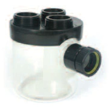 VULCATHENE W910 51mm DILUTION RECOVERY TRAP 4.5L - GLASS BASE