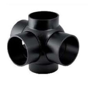 GEBERIT HDPE TRIPLE BRANCHBALL CONN. 88.5deg 125mm 368.605.16.1