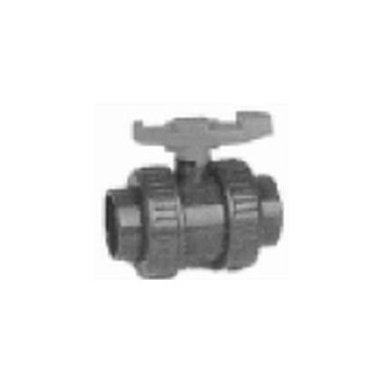 uPVC S/WELD BALL VALVE 50mm DOUBLE UNION THREADED FXF V322