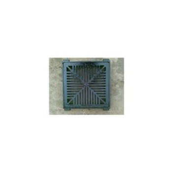 CAST IRON SQUARE DISH 450X450 GRATE & FRAME