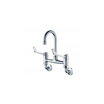 PLUMLINE CLINIX WALL OR DECK TYPE MEDICAL SINK MIXER CP 15mm