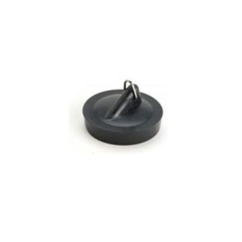 PLUMLINE BASIN PLUG 32mm BLACK PLASTIC (1)