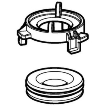 GEBERIT 242.156.00.1 BAYONET JOINT SET FOR URINAL FLUSH CONTROL