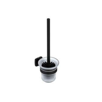 BATHROOM BUTLER 3138 TOILET BRUSH AND HOLDER MATT BLACK