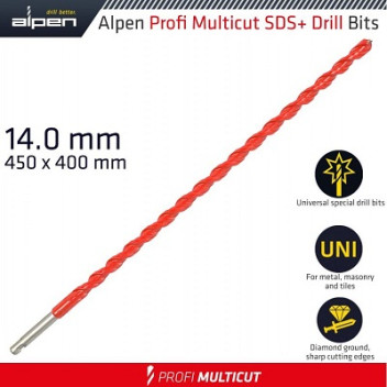 ALPEN PROFI MULTICUT SDS DRILL BIT 14x450mm