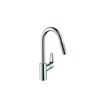 HANSGROHE DECOR 31815223 KITCHEN MIXER WITH PULL-OUT SPRAY CP